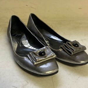 Silver flats size women's 8.5
